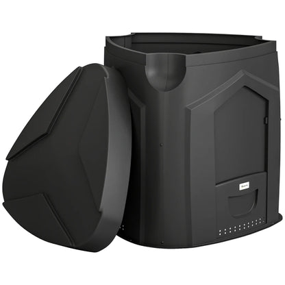 Nancy's Rodeneck Compostbak - Composter - Zwart - 240 Liter - ± 80 x 75 x 80 cm