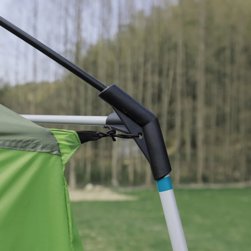 Nancy's Croja Kampeertent - Camping tent - 4 tot 8 Personen - Groen - ± 400 x 300 x 225 cm