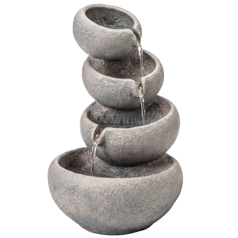 Nancy's Ronchis Fontein - Tuinfontein - Waterfontein - Waterval - Hars - ± 35 x 30 x 50 cm