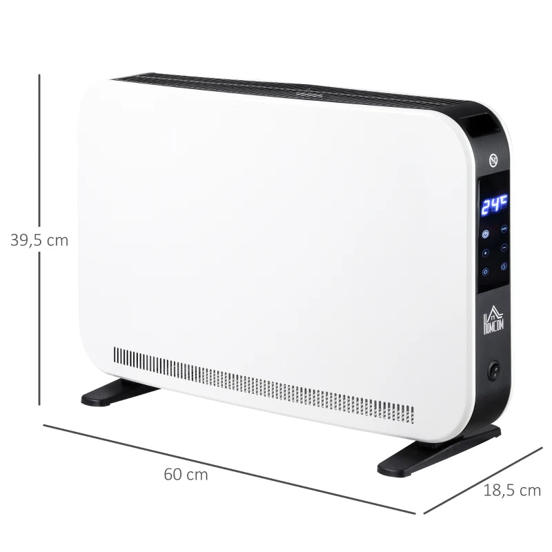 Nancy's Mura Mobiele Kachel - Elektrische Verwarming - Draagbare Verwarming - 3 Standen - Wit
