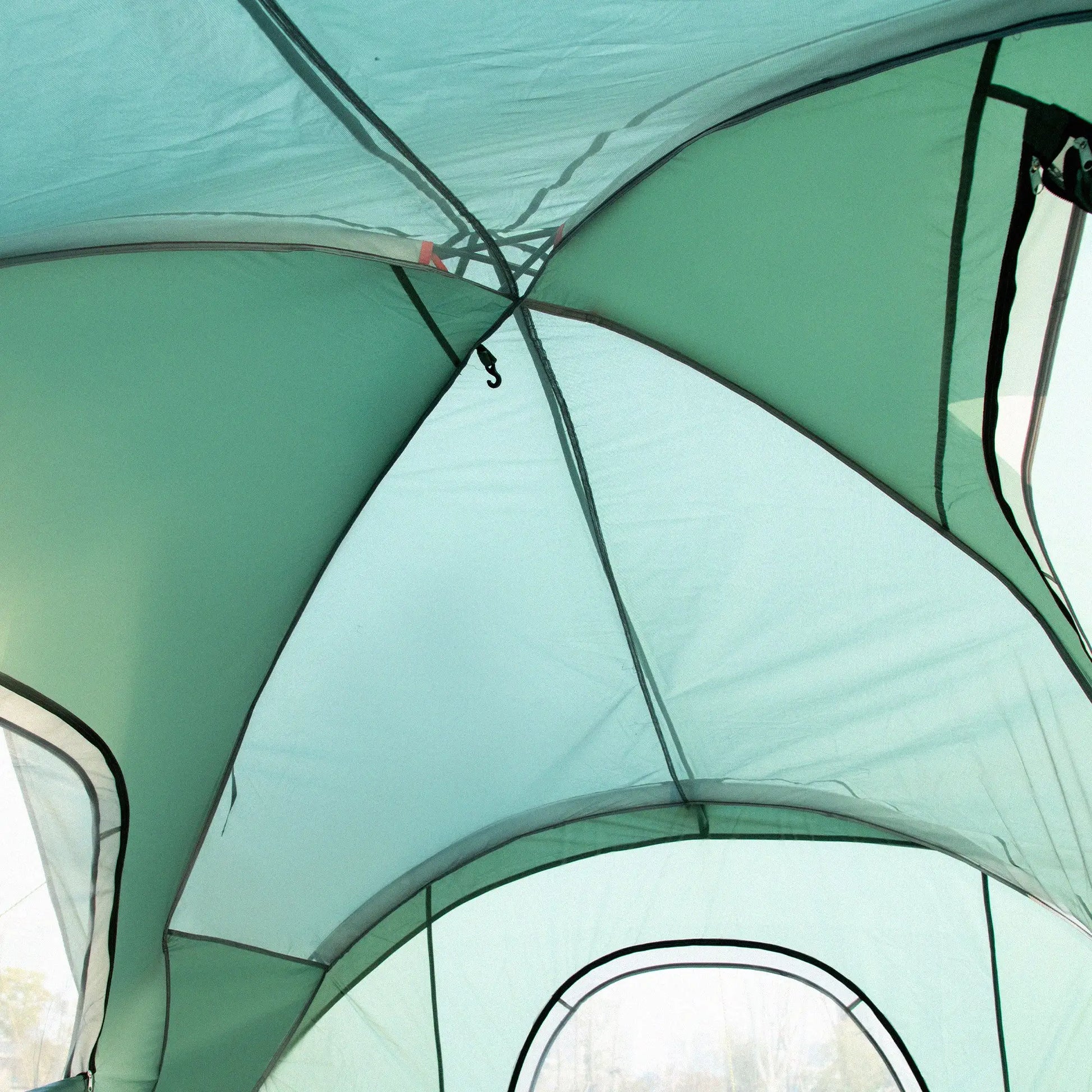 Nancy's Prestimo Kampeertent - Camping tent - Voor 5 tot 6 Personen - Groen - 455 x 230 x 180 cm