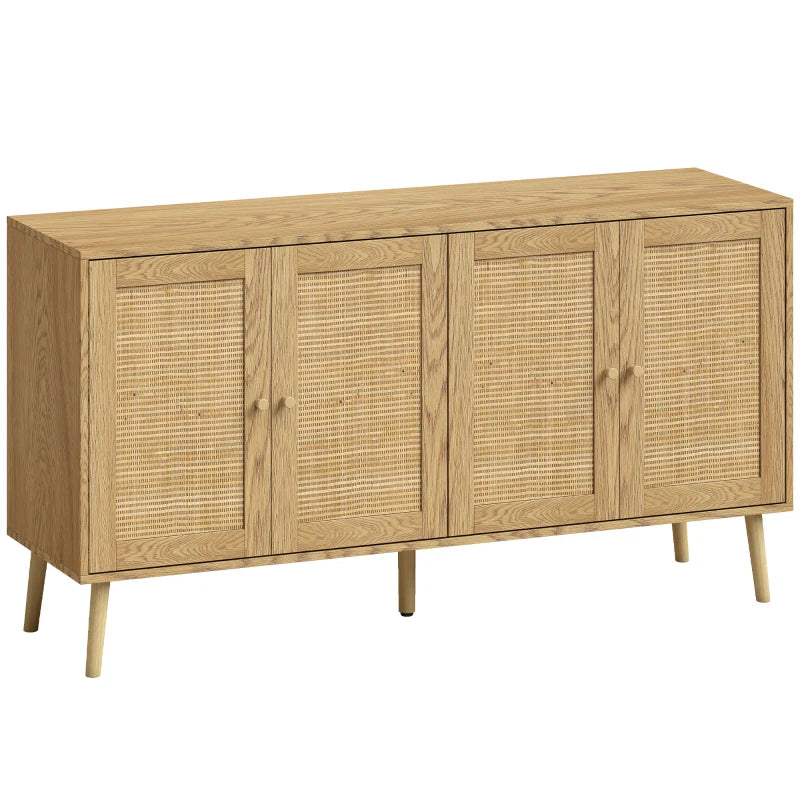 Nancy's Telve Dressoir - Opbergkast - Sideboard - Boho Stijl - Natuurlijk hout - 140 x 40 x 75 cm