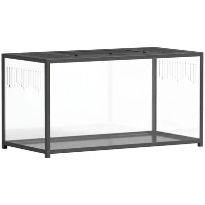 Nancy's Torgiano Knaagdierkooi - Hamsterkooi - Zwart - ± 100 x 50 x 52 cm