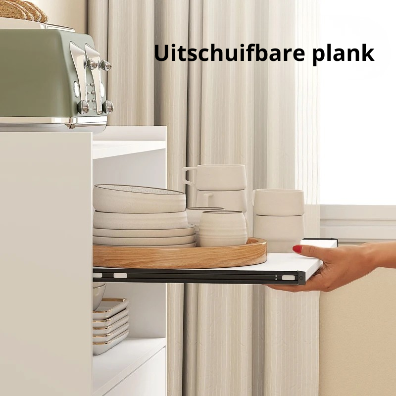 Nancy's Oricola Keukenkast - Opbergkast - Wit - ± 60 x 40 x 90 cm