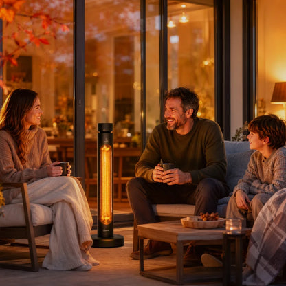 Nancy's Tregnago Terrasverwarming - Terras Verwarmer - Elektrische Terrasverwarmer - Afstandsbediening - Zwart