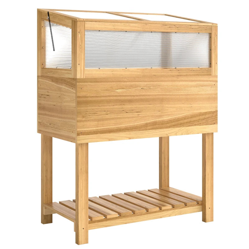 Nancy's Scandiano Kweekkas - Tuinkas - Plantenbak - Dennenhout - ± 80 x 45 x 101/108,5 cm