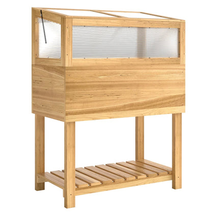 Nancy's Scandiano Kweekkas - Tuinkas - Plantenbak - Dennenhout - ± 80 x 45 x 101/108,5 cm
