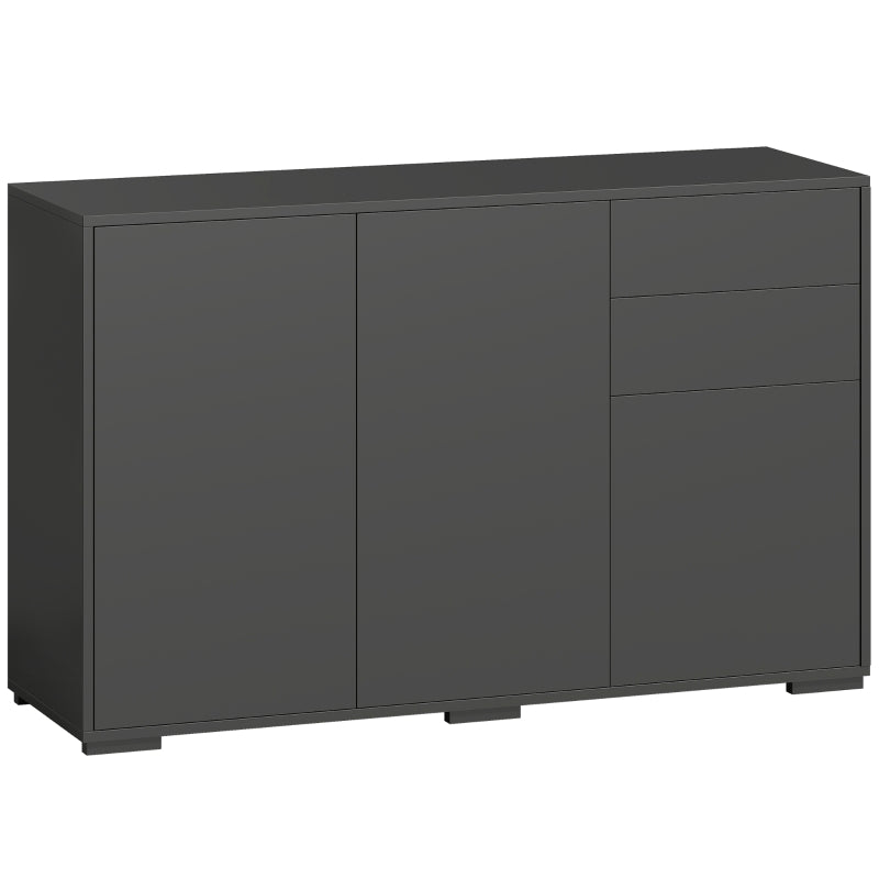 Nancy's Tencarola Commode - Dressoir - Opbergkast - Zwart - ± 115 x 35 x 75 cm