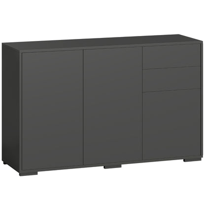 Nancy's Tencarola Commode - Dressoir - Opbergkast - Zwart - ± 115 x 35 x 75 cm