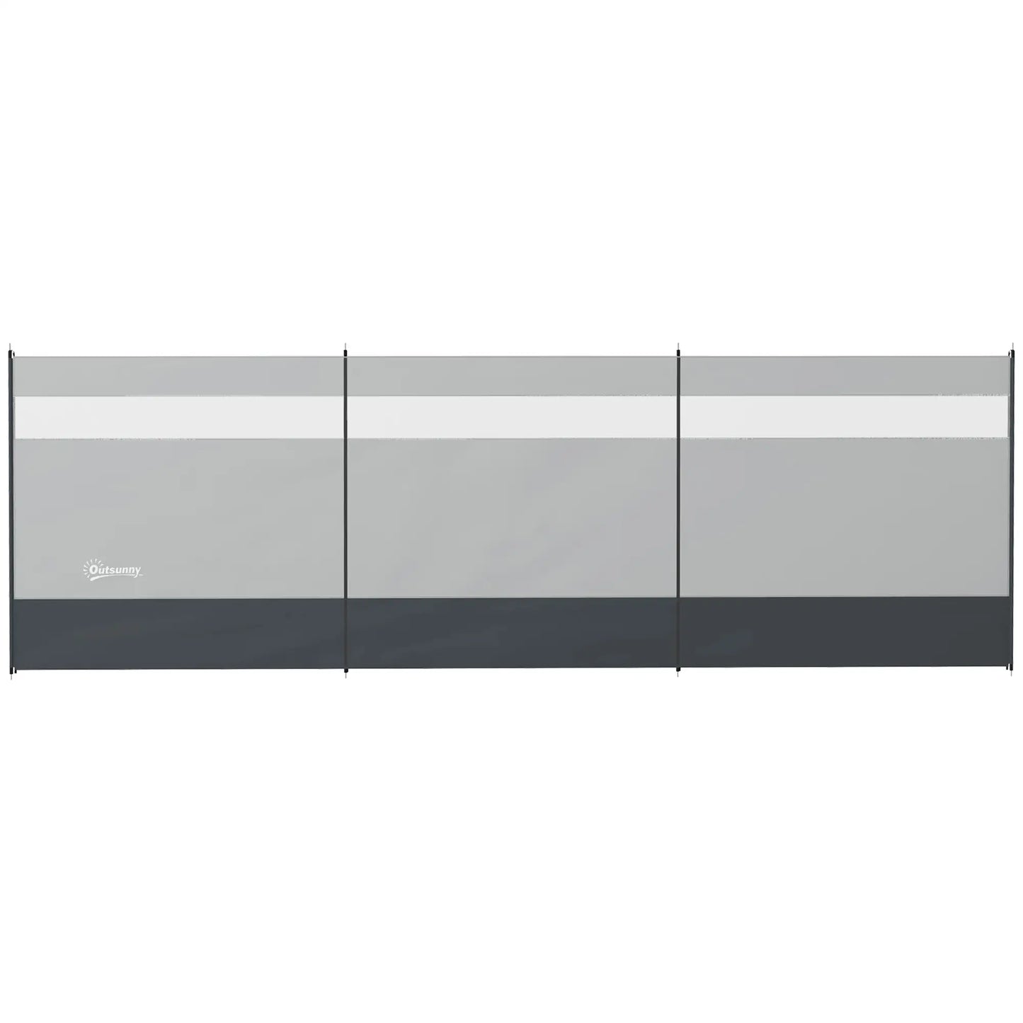 Nancy's Civezzano Windscherm - Privacyscherm - Grijs - 440 x 140 cm