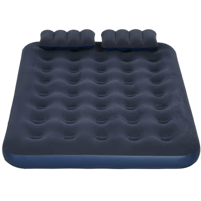 Nancy's Solarolo Luchtbed - 2-Persoons - Met Handpomp - Blauw - ± 205 x 150 x 20 cm