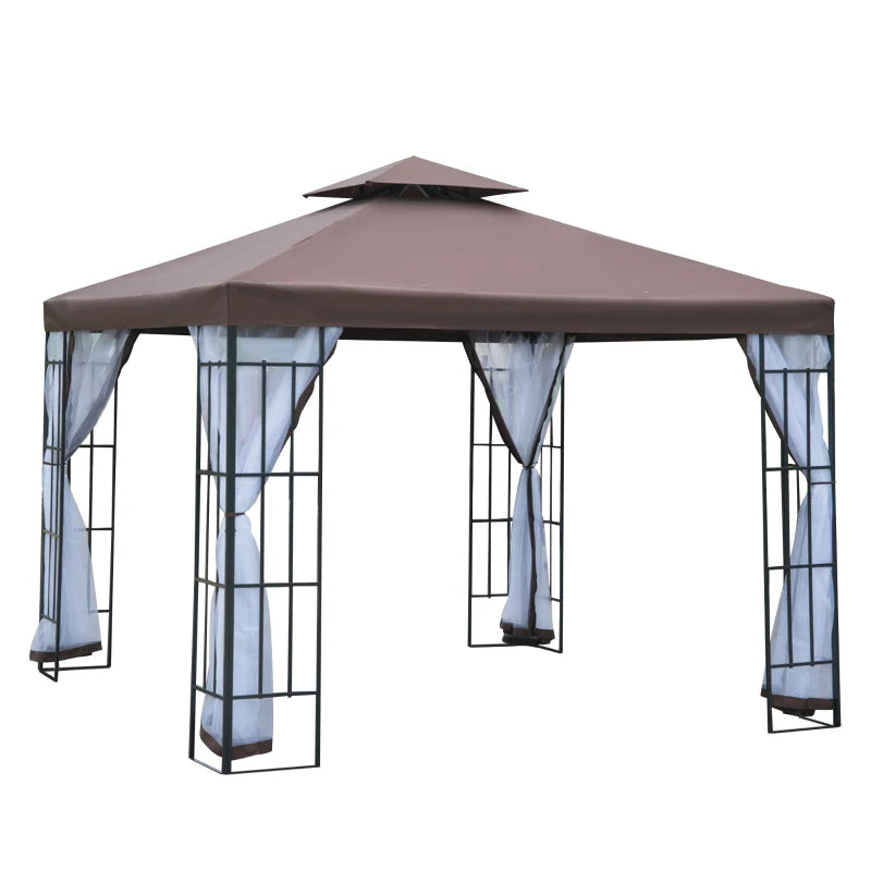 Nancy's Bico Paviljoen - Partytent - Tuin Paviljoen - Prieel - ± 300 x 300 x 270 cm