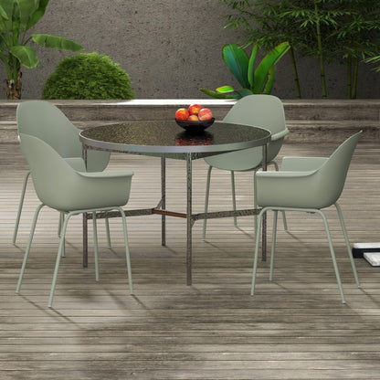 Nancy's Gardeny Tuinstoelen - Terras stoelen - Set van 4 - Groen