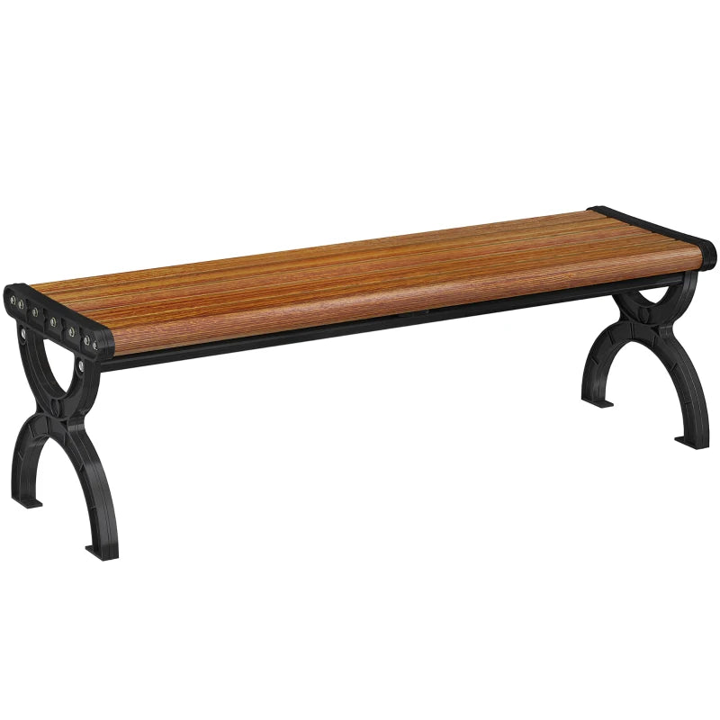 Nancy's Rezzo Tuinbank - Parkbankje - Balkonbank - Hout / Zwart - ± 125 x 40 x 40 cm