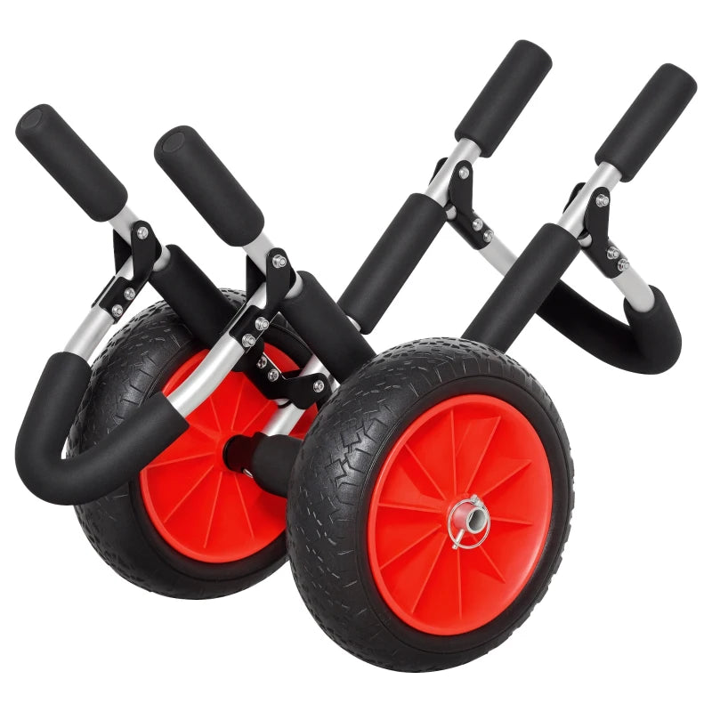 Nancy's Quarona Surfwagen - Kajakwagen - Bootwagen - Opvouwbaar - ± 65 x 55 x 40 cm