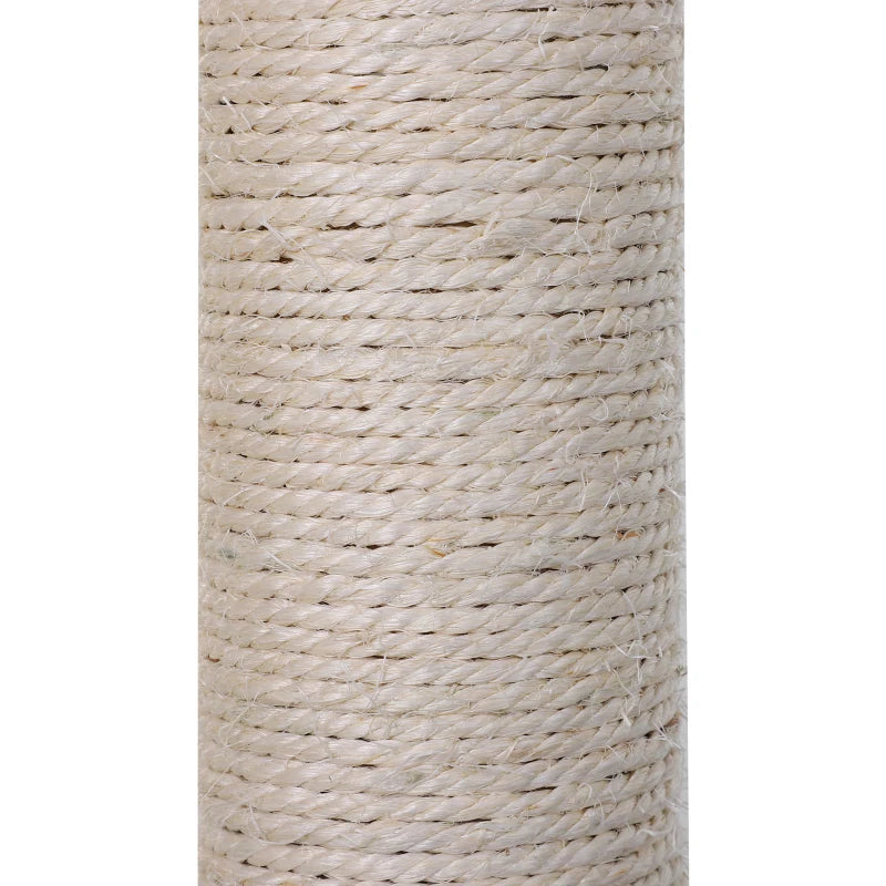 Nancy's Fiaes Krabpaal - Kattenbed - Pluche - Grijs - ± 50 x 40 x 70 cm