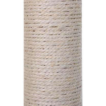 Nancy's Fiaes Krabpaal - Kattenbed - Pluche - Grijs - ± 50 x 40 x 70 cm