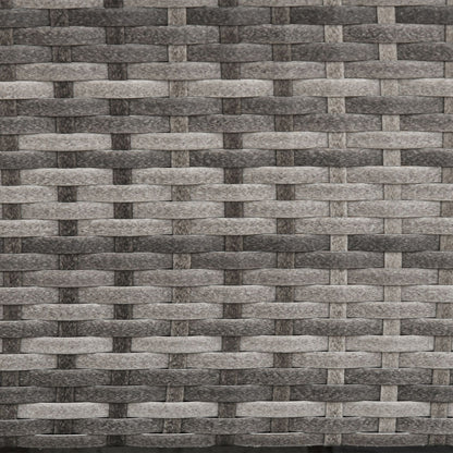 Nancy's Trowbridge Loungebank - Tuinbank - 3-zits - Rotan - Grijs