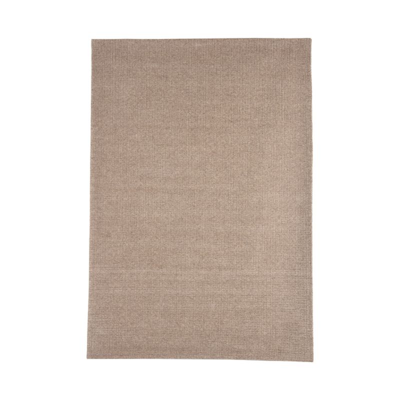 LABEL51 Vloerkleed Wolly - Taupe - Wol - 200 x 300 cm