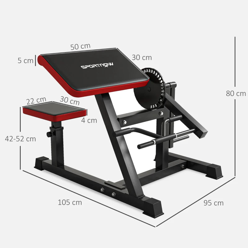 Nancy's Bognanco Trainingsbank - Fitnessbank - Curlbank - Triceps Trainingsapparaat - Zwart
