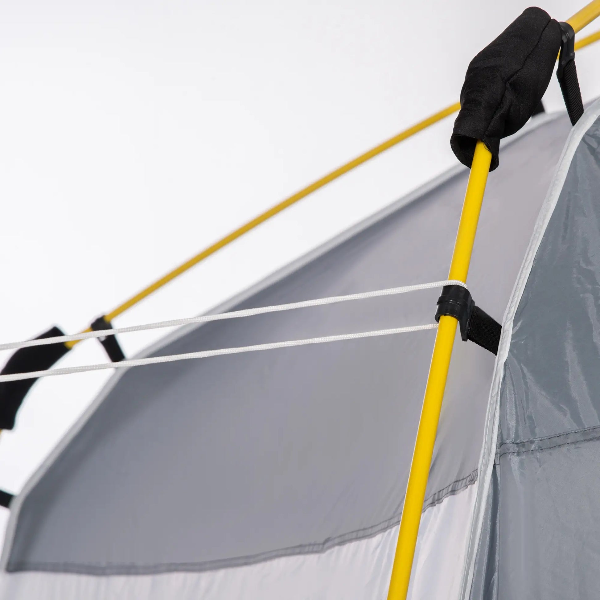 Nancy's Ghedi Kampeertent - Campingtent - Koepeltent - Grijs - 240 x 240 x 200 cm