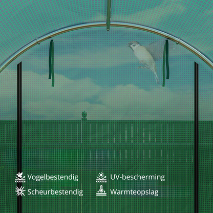 Nancy's Porcari Tuinkas - Plantenkas - Kweekkas - PE-Afdekking - UV-Bescherming - 200 x 300 x 200 cm