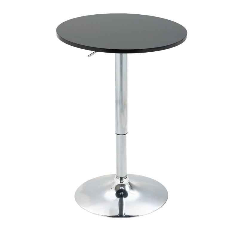 Nancy's Louth Bar table 360° rotating dining table height-adjustable bistro table steel black