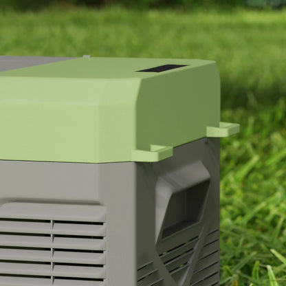 Nancy's Sovana Koelbox - Koeler - LED-Dipslay - AC / DC Adapter - Grijs / Groen - 16,3 Liter