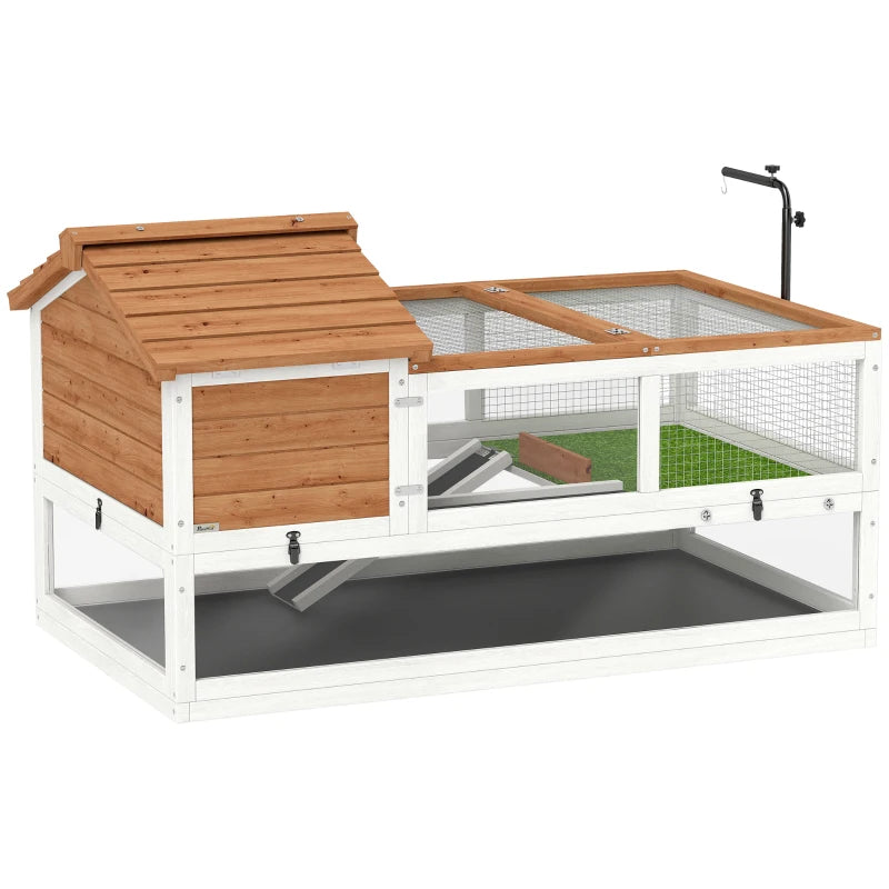 Nancy's Perano Dierenverblijf - Dierenren - Caviakooi - Schilpadhuis - Dennenhout - ± 115 x 70 x 70 cm