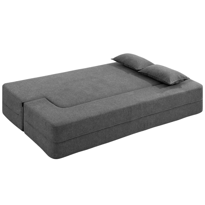 Nancy's Ottone Slaapbank - Logeerbed - 2-Zitsbank - Grijs - Stof