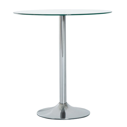 Nancy's Novalesa Eettafel Rond - Eetkamertafel - Glas - ± Ø 70 x 75 cm