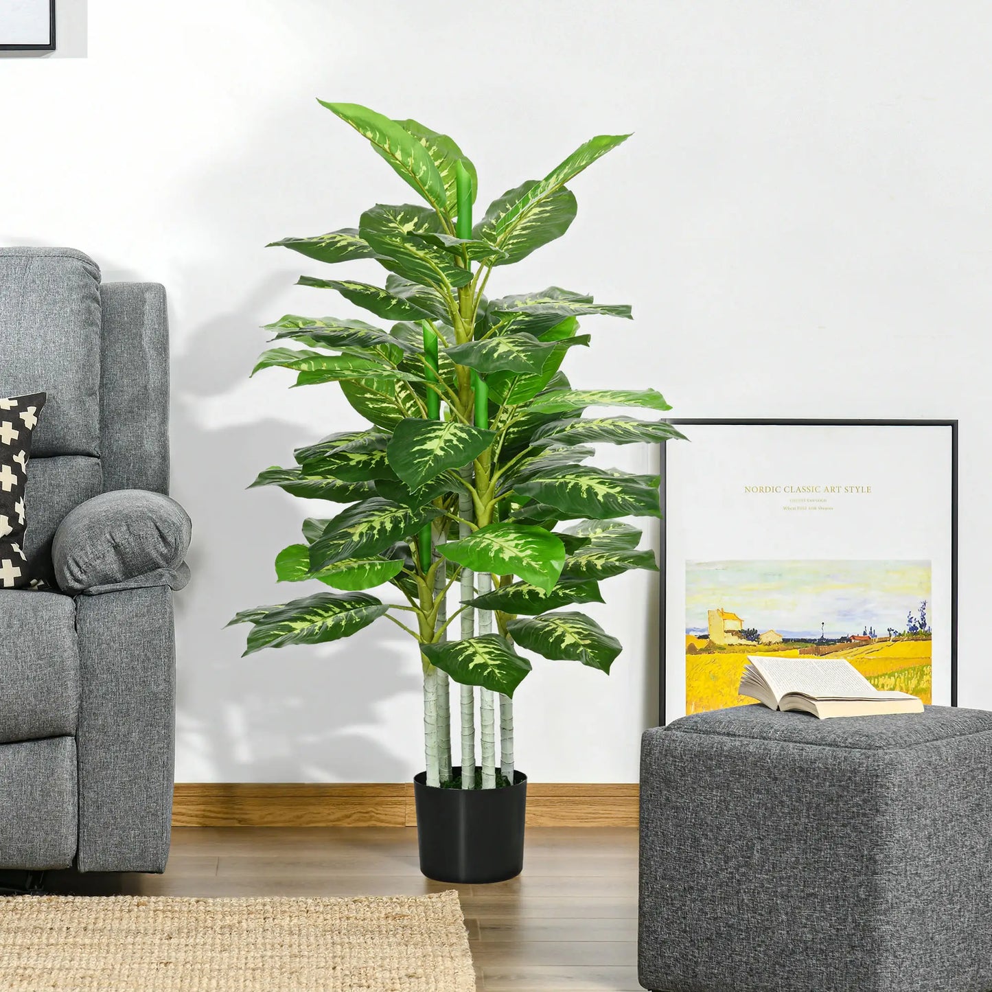Nancy's Fiuggi Kunstplant - Kunstboom - Groen - 120 cm