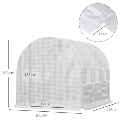 Nancy's Armilla Garden Greenhouse - Plant Greenhouse - Growing Greenhouse - ± 300 x 200 x 200 cm