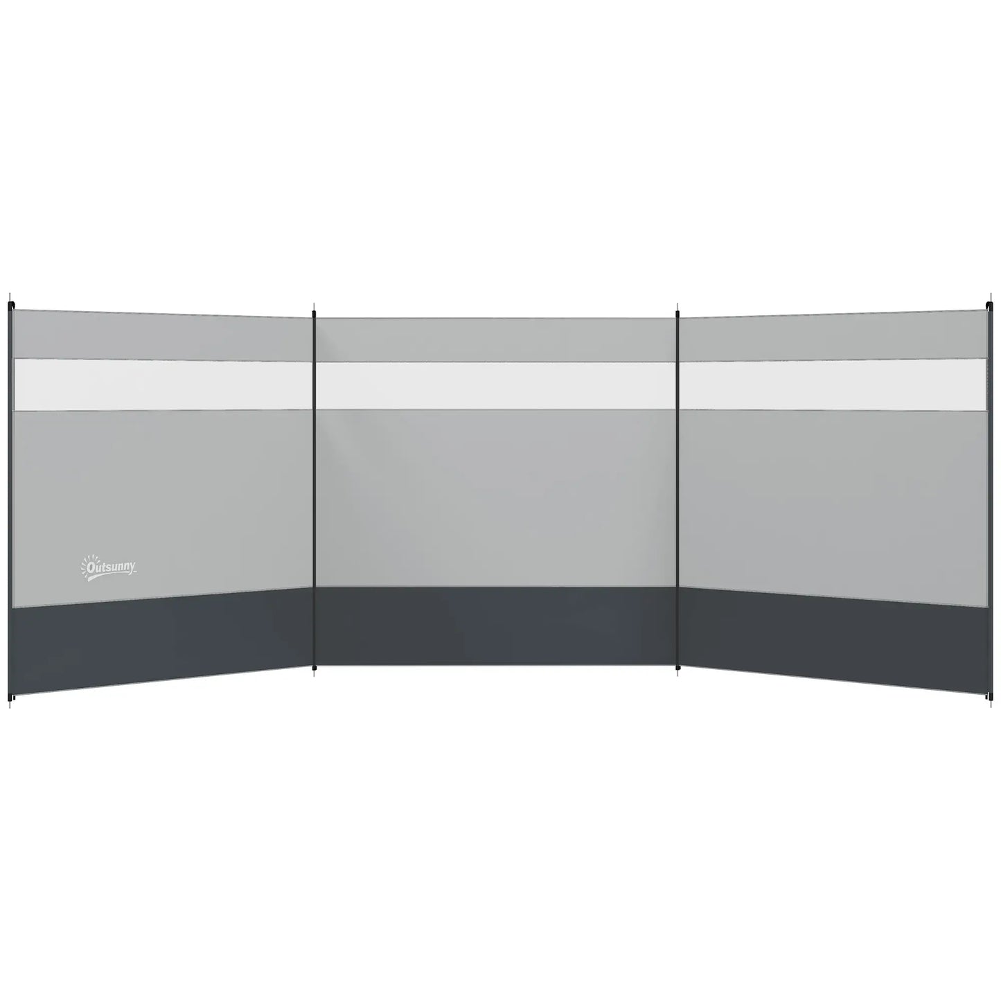 Nancy's Civezzano Windscherm - Privacyscherm - Grijs - 440 x 140 cm