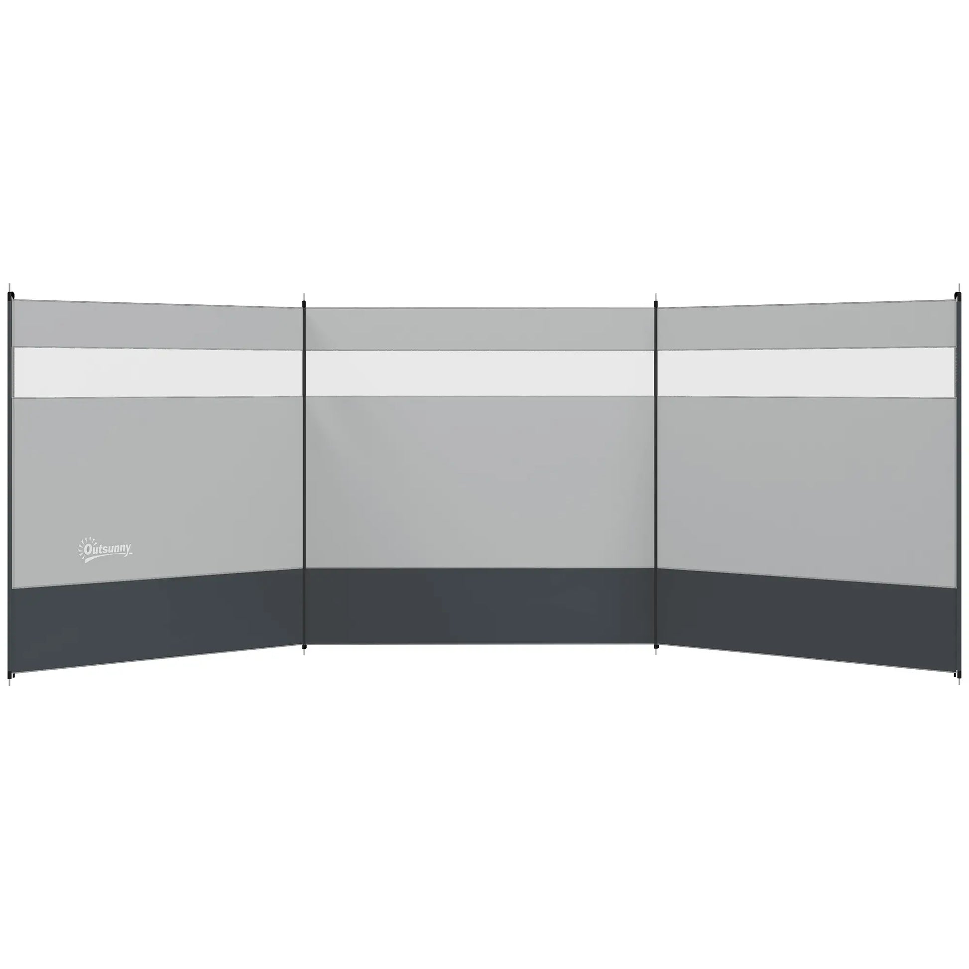 Nancy's Civezzano Windscherm - Privacyscherm - Grijs - 440 x 140 cm