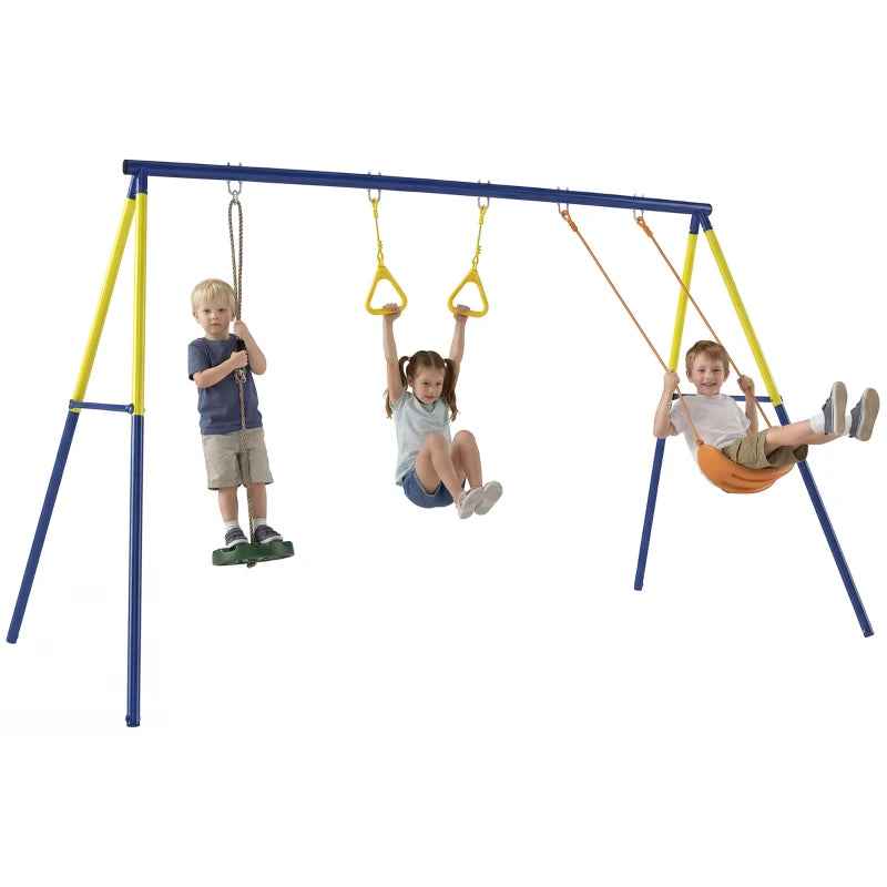 Nancy's Pontinvrea Speeltoestel - Kinderschommel - Schommelset - Multifunctioneel - ± 285 x 160 x 180 cm