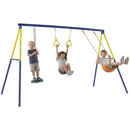 Nancy's Pontinvrea Speeltoestel - Kinderschommel - Schommelset - Multifunctioneel - ± 285 x 160 x 180 cm