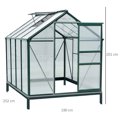 Nancy's Godim Tuinkas - Kweekkas - Plantenkas - Groen - ± 190 x 250 x 200 cm