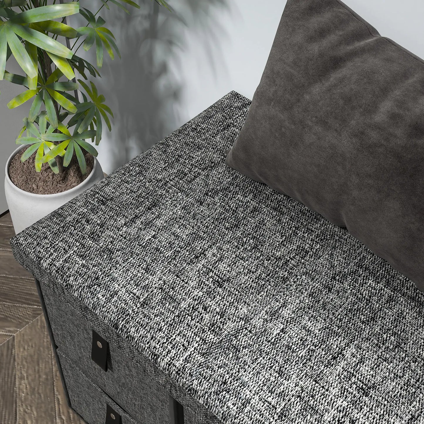Nancy's Cusago Schoenenbank - Schoenen Opbergen - Schoenenkast - Grijs - ± 75 x 40 x 40 cm