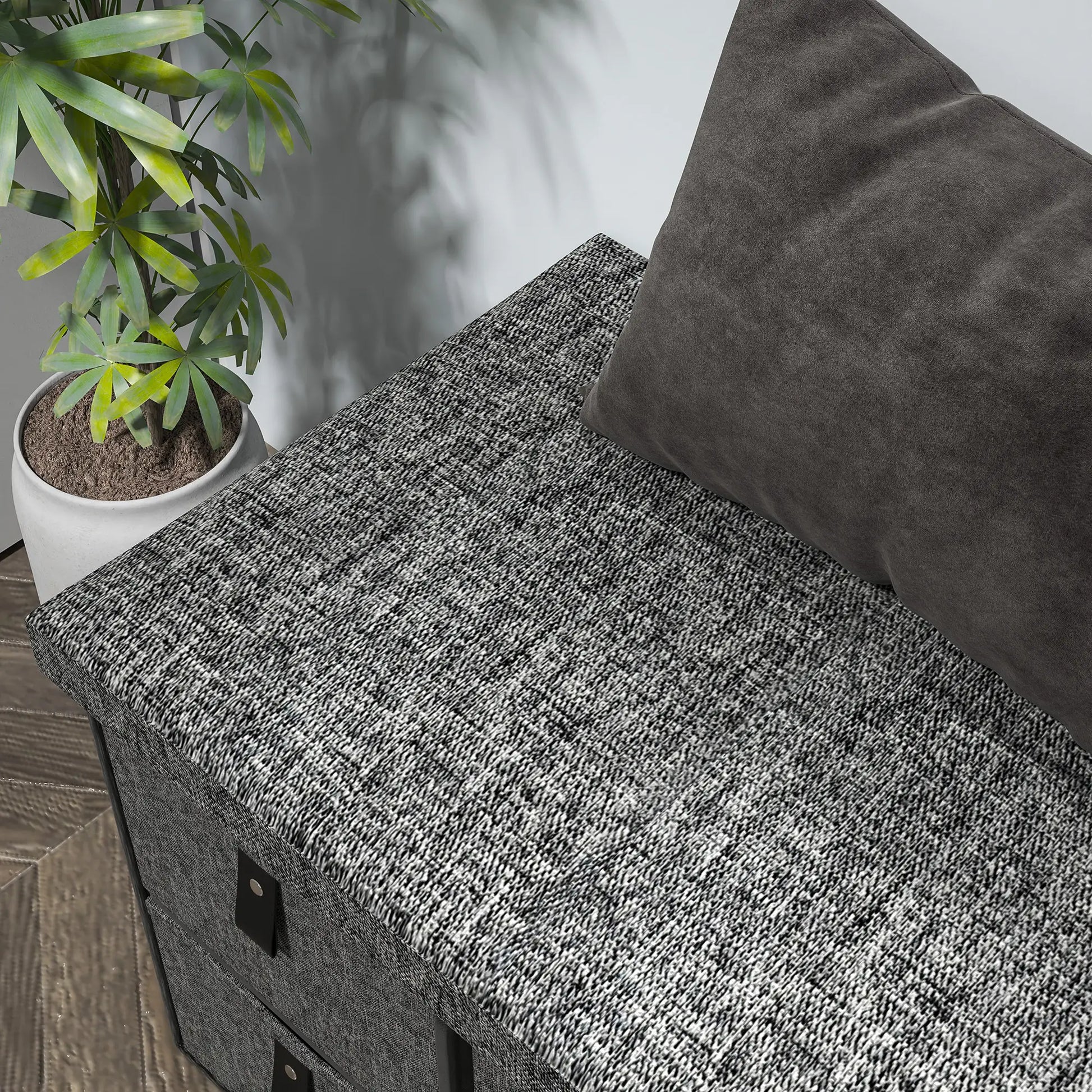 Nancy's Cusago Schoenenbank - Schoenen Opbergen - Schoenenkast - Grijs - ± 75 x 40 x 40 cm
