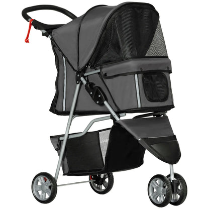 Nancy's Ingurtosu Reiswagen voor Huisdieren - Hondenbuggy - Hondenwagen - Grijs