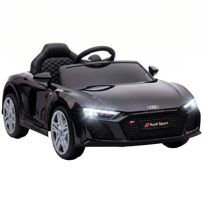 Nancy's Tonadico Elektrische Kinderauto - Audi R8 voor Kinderen - 3 Snelheidsstanden - Zwart