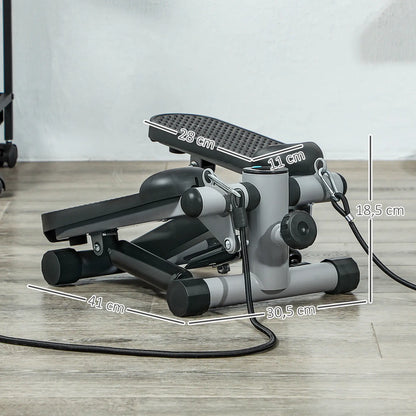 Nancy's Giglio Stepper - Step Apparaat - Fitness Step - LCD-scherm - Grijs