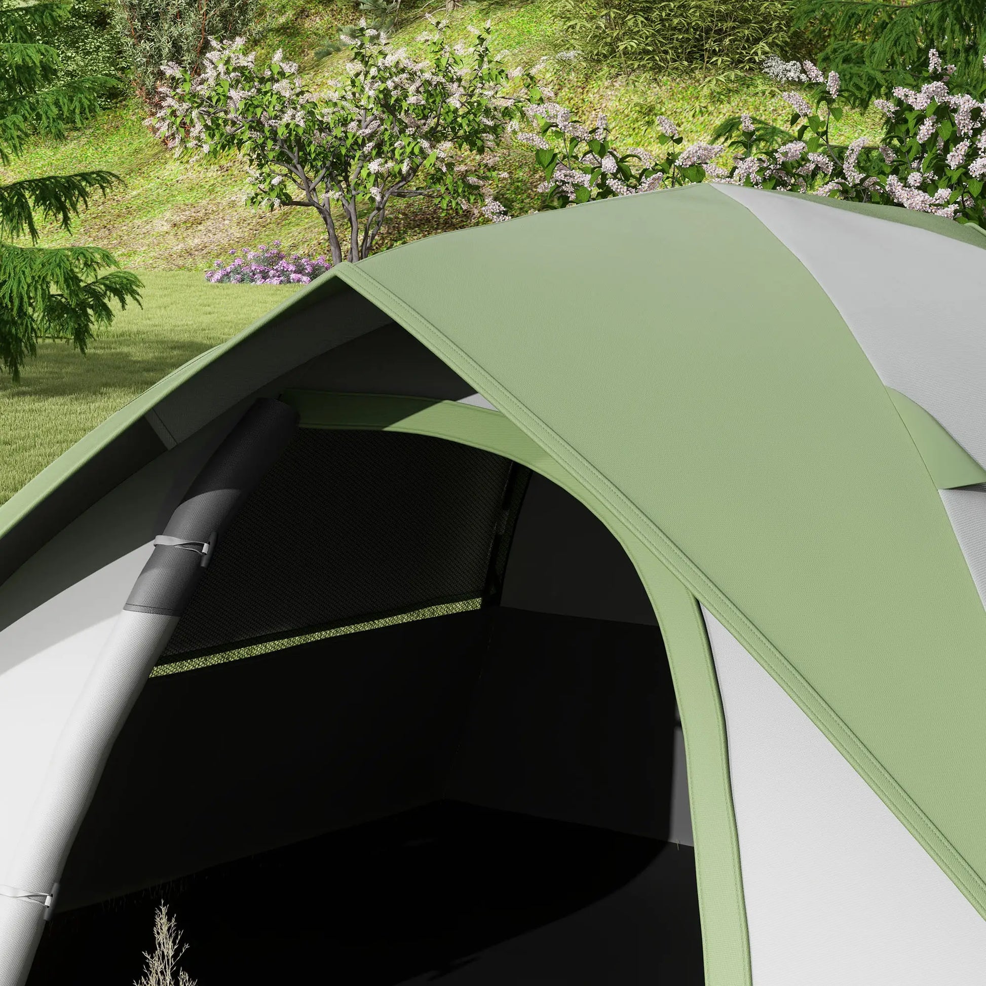 Nancy's Gattatico Kampeertent - Campingtent - 2-Persoons - Waterafstotend - Groen - 210 x 150 x 110 cm
