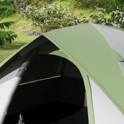 Nancy's Gattatico Kampeertent - Campingtent - 2-Persoons - Waterafstotend - Groen - 210 x 150 x 110 cm
