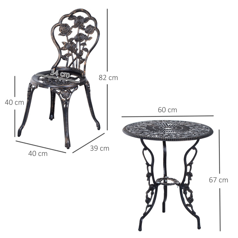 Nancy's Becka Bistroset - Tuinset - Balkonset - Brons