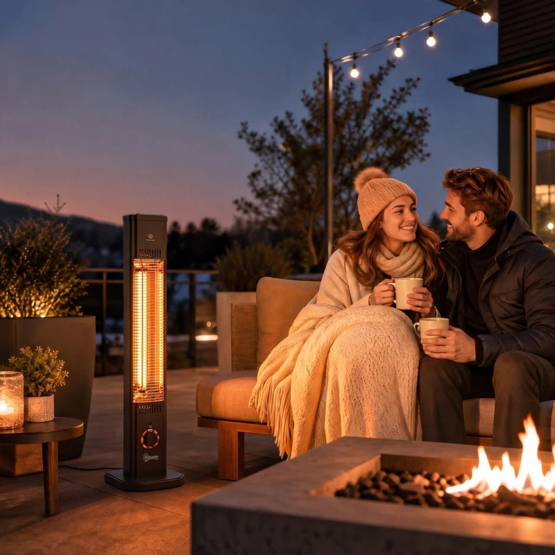Nancy's Trecenta Terrasverwarming - Terrasverwarmer - Timer - Elektrisch - Inclusief beschermhoes