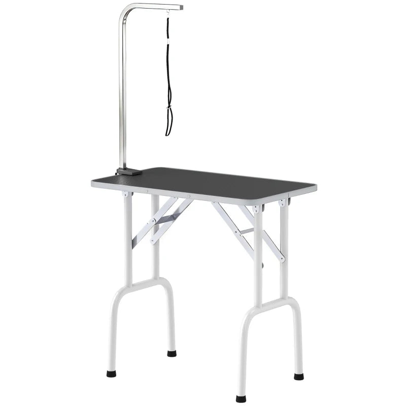 Nancy's Pontey Hondentafel - Honden trimtrafel - Hondentrimmer - Staal - ± 80 x 50 x 80 cm