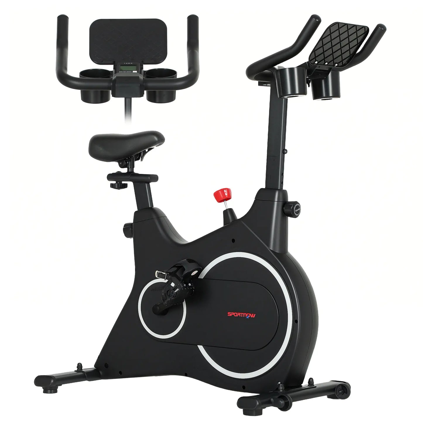 Nancy's Caorle Hometrainer - Fietstrainer - LCD-Scherm - Instelbare Weerstand - Zwart