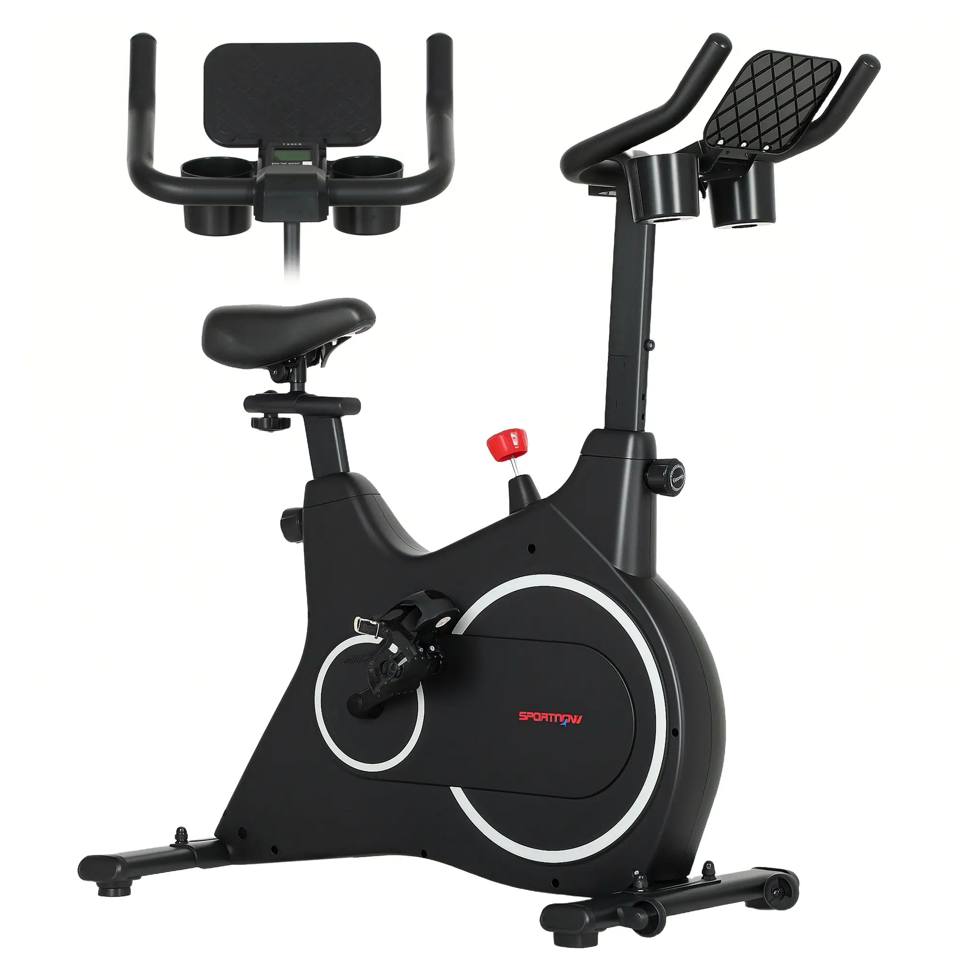 Nancy's Caorle Hometrainer - Fietstrainer - LCD-Scherm - Instelbare Weerstand - Zwart